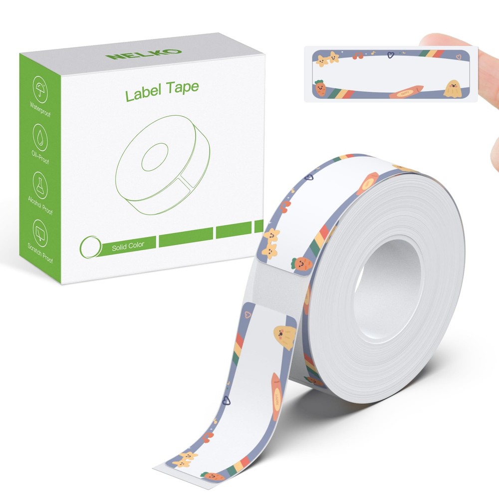 Genuine P21 Birthday 2.0 Label Maker Tape 14x40mm 0.55×1.57 Inch 1 Roll