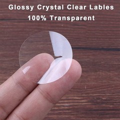 Elegant Clear Return Address Labels – 2/3″x1-3/4″ – Perfect for Inviting Mail