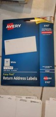 Avery Inkjet 8167 14 shts 5195 8 shts 5161 17 shts 5366 5 shts 5266 18 shts