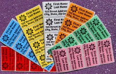 50 RETURN ADDRESS MAILING LABELS 2.25″×1.25 ENVELOPE STICKERS SCRATCH RESISTANT