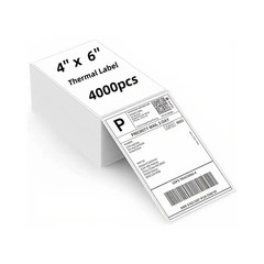 4”x 6” Direct Thermal Shipping Labels Suitable For Warehousing, Transportation