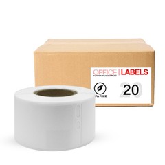 Replacement for Dymo 30251 1-1/8 x 3-1/2 (28mm x 89mm) 20 Pack