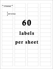 Elegant Clear Return Address Labels – 2/3″x1-3/4″ – Perfect for Inviting Mail