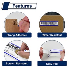 1Roll 9/16″ x 3 7/16″ 2-Up File Folder Labels 30276 For DYMO LabelWriters 400 Du