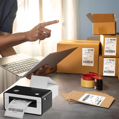 4 x 6 Direct Thermal Shipping Labels with Perforations, Pack of 500 Thermal Labe
