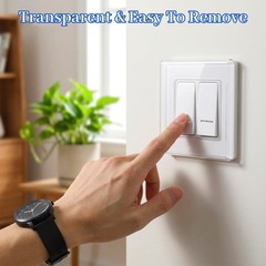 650PCS Light Switch Labels Stickers Transparent Waterproof Electrical Switch