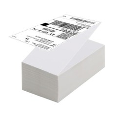 Thermal 4×6 Shipping Labels Fanfolded 100 ct & 20 thank you stickers sellers lot