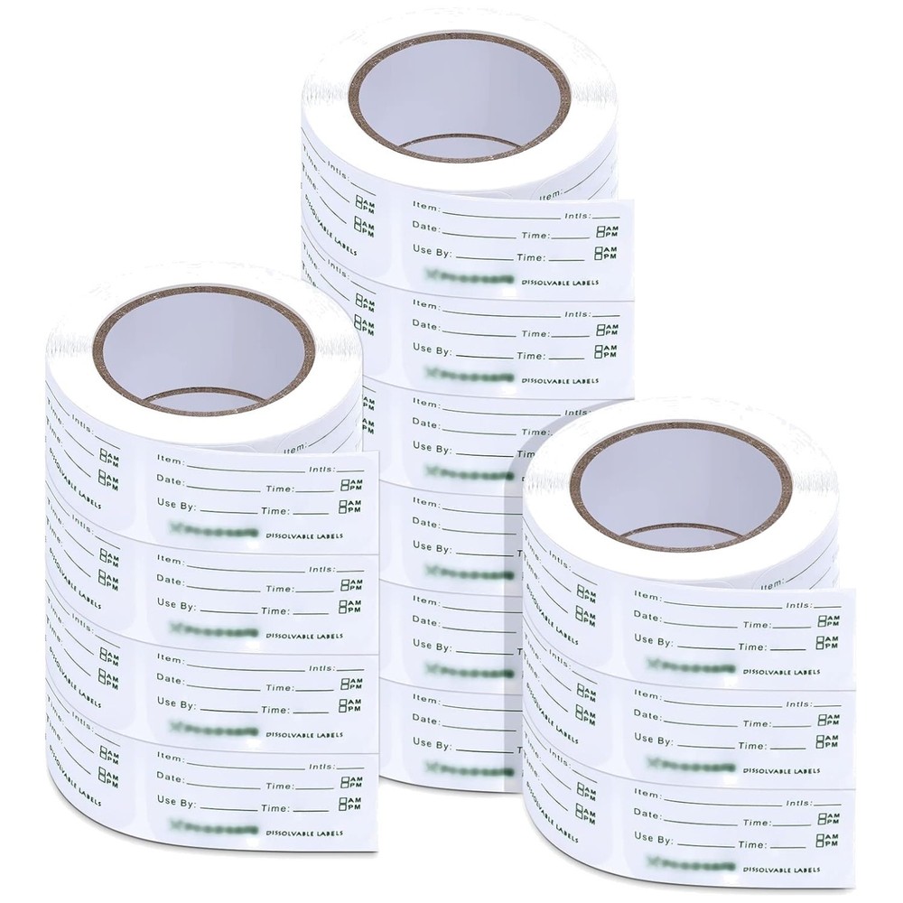 7500 Removable Food Labels 1×2 Inch – 7500 Pieces
