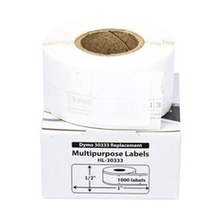 DYMO 30333 REMOVABLE Multipurpose Labels (1/2″ x 1″) – (24) Rolls of 1,000