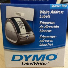 DYMO Labelwriter Address Labels 1.13 X 3.5in White Starter Roll