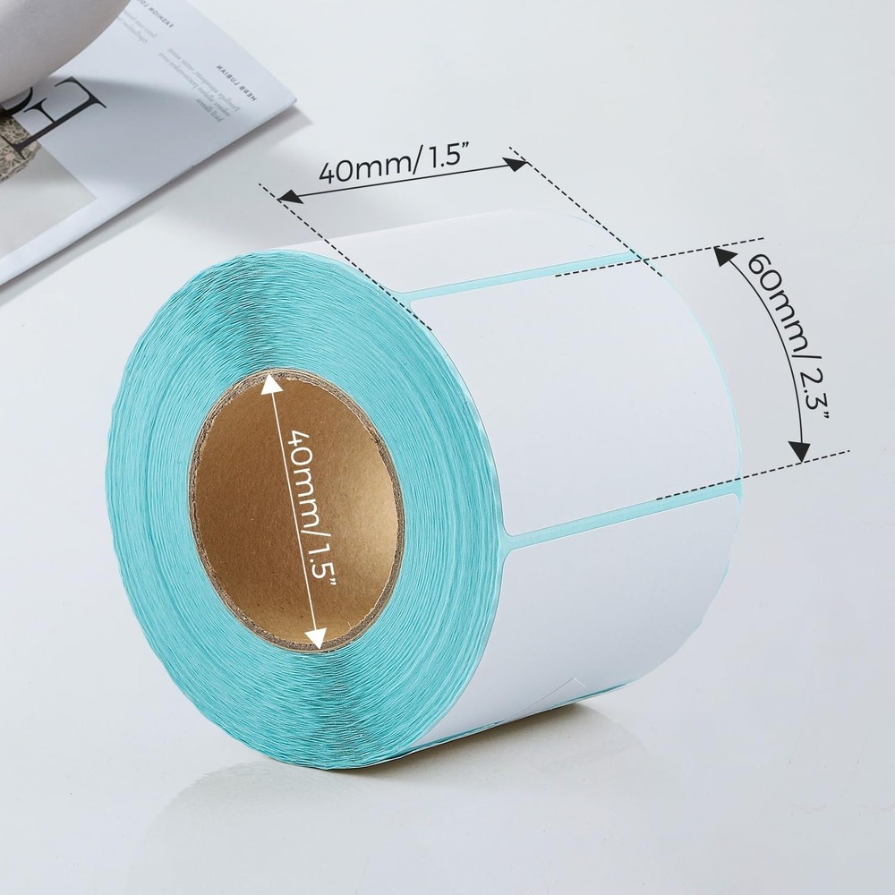 [3 roll/1500] Printing Scale Label Rolls, 58 X 40 mm, Barcode Label