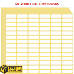 1680 Pcs Matte White Labels Blank Stickers Small Sticky Labels Removable Price