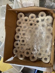 Zebra Labels 4”x4” Part LD-R3AK5B (160 Labels per roll) 36 Rolls UglyOriginalbox