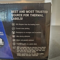 Dasher Direct Thermal Address Label 11 Rolls In Box. 350 Per Roll