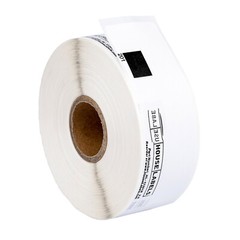Non-OEM Fits BROTHER DK-1201 REMOVABLE Labels – (1) Roll of 400 + (1) FRAME