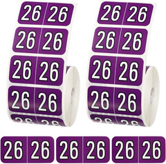 1000Pcs 2026 File Folder Sticker Labels, 3/4X1-1/2 Inch Self-Adhesive 2026 Year