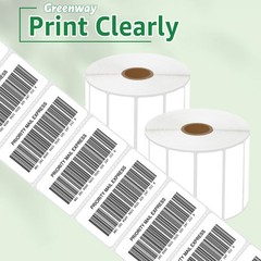 3″ x 1″ Direct Thermal Labels for Zebra Eltron GK420T 2000 Labels/Roll 3X1