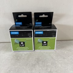 2x DYMO 30327 File Folder Labels – 1 New, 1 Partial – Genuine