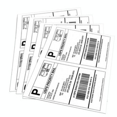 1000 Half Sheet Shipping Labels 8.5×5.5 Self Adhesive For Paypal Amazon label