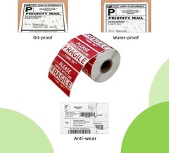 2x3in Fragile Shipping Labels Permanent 500pcs