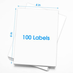 4X6 Inch Shipping Address Labels,For Inkjet or Laser Printer, USPS Postal Mailin