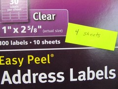 Easy Peel Shipping Return Address Labels Clear Inkjet Pop Up Edge Avery W