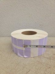 3″ x 1″ Direct Thermal Labels – 1″ Core Purple