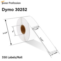 1 Roll 350 Mailing Address Labels 30252 for DYMO LabelWriter 450 4XL 1.1″ x 3.5″