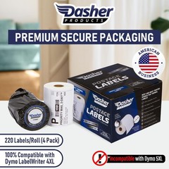 Thermal Shipping Labels Compatible with Dymo LabelWriter 4XL 1744907 4×6 Inte…