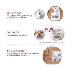 500 PCS 6×4 Inch Shipping Labels – Premium Self-Adhesive Thermal Printer Labels,