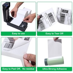 4×6 Inch Label , Direct Thermal Label, -Adhesive & Waterproof, with Zebra, Ro…