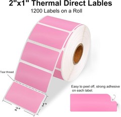 2″ x 1″ Direct Thermal Labels for UPC Barcodes, Address, Perforated & Compati…