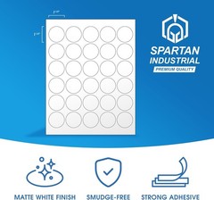 1.5″ Round Printable Labels – 3000 Blank Stickers for All Your Projects