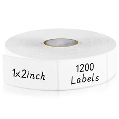 1200 Blank Removable Freezer Labels, Waterproof & Oil Resistant Stickers with