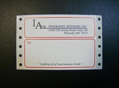 Printed Mailing Labels, 2,000 Custom Shipping Stickers, 4×3 rolls or pinfed