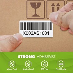 2″ x 1″ Multipurpose Barcode Direct Thermal Label, FNSKU UPC FBA 1300 X 12 Rolls