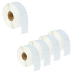 5 Rolls Multipurpose Labels Compatible For Dymo 30336 500 Per Roll 1” X 2 1/8”