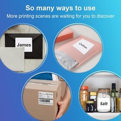 150x 3-1/3 x 4 Shipping Address FBA Label 6 UP Sticker for Laser Ink Jet Printer