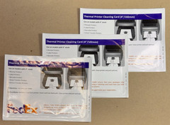 Zebra/Dymo/Rollo Thermal Label Printer Cleaning Card – 3 Pack by FedEx
