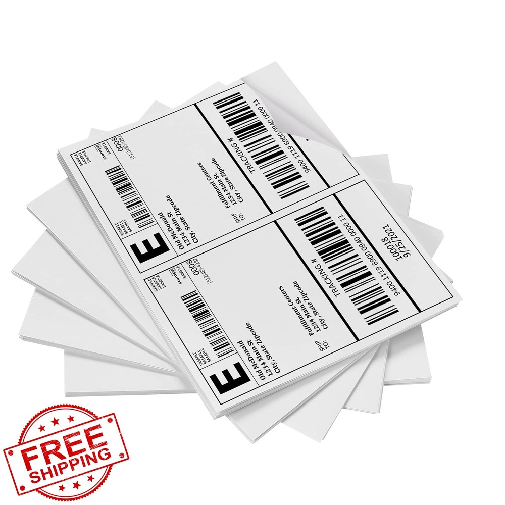Pacific Mailer Labels 8.5×5.5 1000 Labels