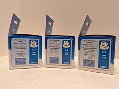 Lot Of 3 DYMO Labels 30327 9/16 X 3 7/16 130 Each New In Box Read Desc See Pics