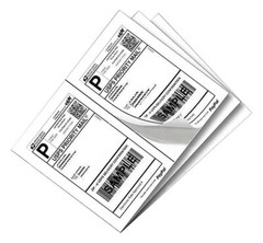600 Half Sheet 8.5×5.5 Shipping Labels Self Adhesive For PayPal eBay Amazon