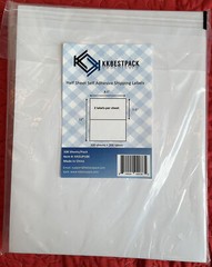 KKBESTPACK Half Sheet Shipping Labels for Laser and Inkjet Printers