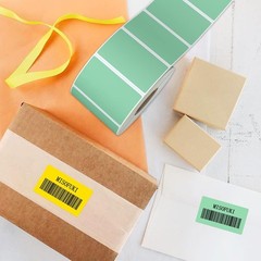 1000 White Direct Thermal Barcode Labels 2.25″ x 1.25″ for Efficient Printing