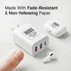 1″ X 1″ Matte White Printable Labels (500 Sheets, 31500 Stickers) Custom Stic…