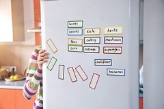 60 Pcs Magnetic Dry Erase Labels for Classroom Home Office Garage Refrigerator