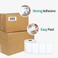 LabelChoice 3-Proof 2″x1″ Thermal Barcode Labels – 15600 Pcs