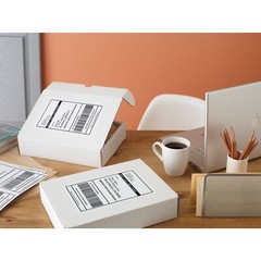 300 Half Sheet 8.5×5.5 Shipping Labels Self Adhesive 2 per Sheet for Laser Ink