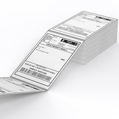 NefLaca 4×6 Direct Thermal Shipping Labels for Rollo Nelko Zebra MUN 500pk