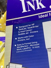 Avery Ink Jet Labels 8160 25 Sheets x 30 Labels = 750 Labels NEW